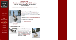 Desktop Screenshot of dogsledadventures.com